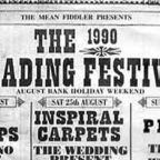 Sunday, 26 August , 1990 Reading Festival, Reading, England